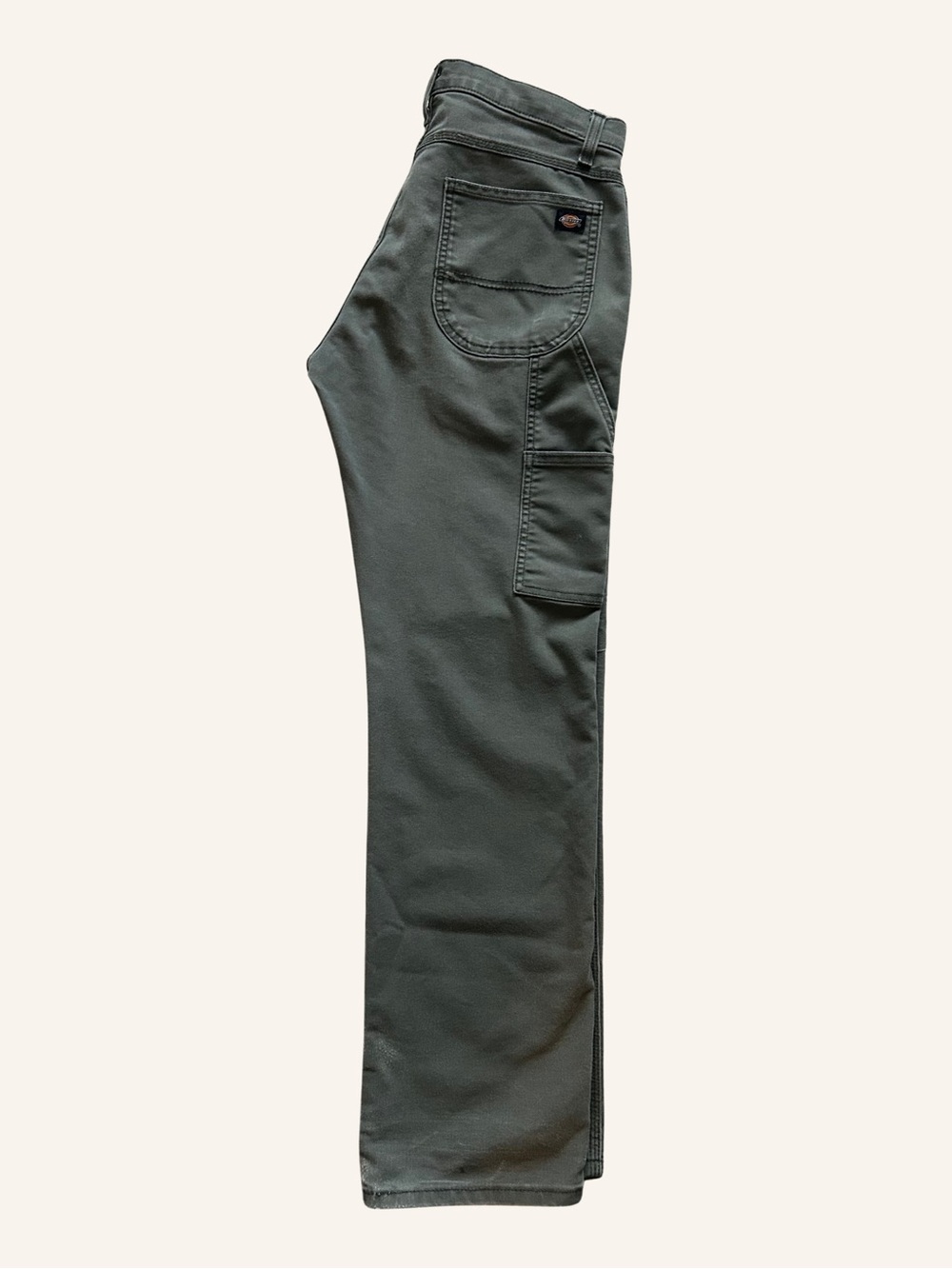 Dickies Flex Olive Green Cargo Pants Size 32 x 32 Regular Cotton 303 (Denver) - Picture 8 of 15